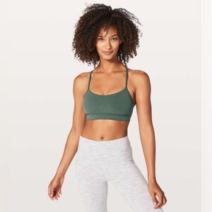 Lululemon Flow Y Bra *Nulu in Dark Forest, Sz 4